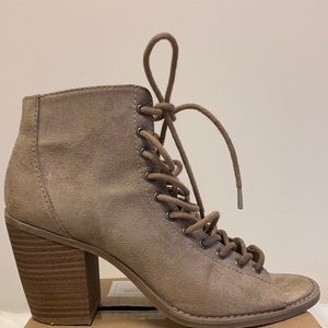 MOSSIMO Supply Co.Women’s Lace up Open Toe Heels/Size:7.5